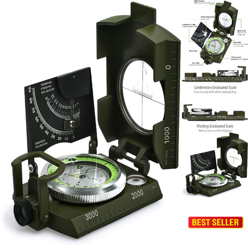 Militär kompass klinometer - kompass,