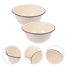  2 Pcs Emalie Schüssel