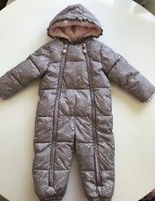 Kanz Winter Overall Baby Mädchen Gr. 86 Grau Rosa Schneeanzug Top Zustand!