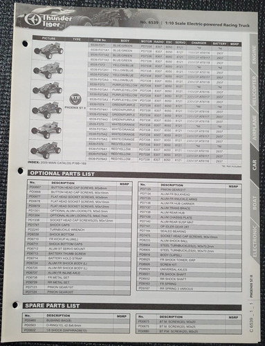 Thunder tiger racing - thunder, 1:10