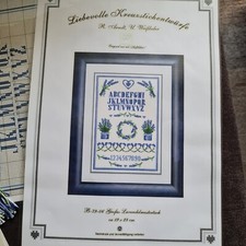 Original Stickpackung Großes Lavendelmustertuch LKE 