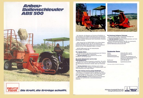 Deutz fahr anbau - deutz,