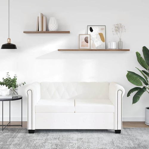 Chesterfield sofa kunstleder - sofa,