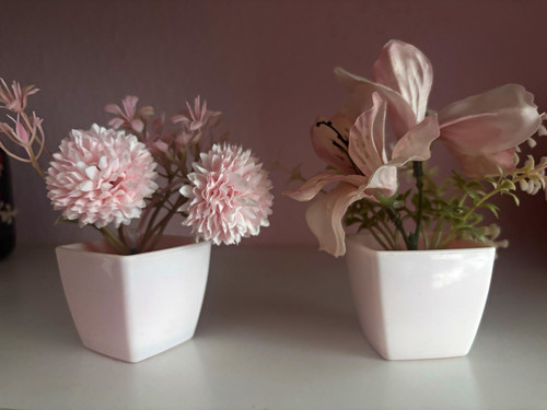 Künstliche blumen weißen - künstliche,