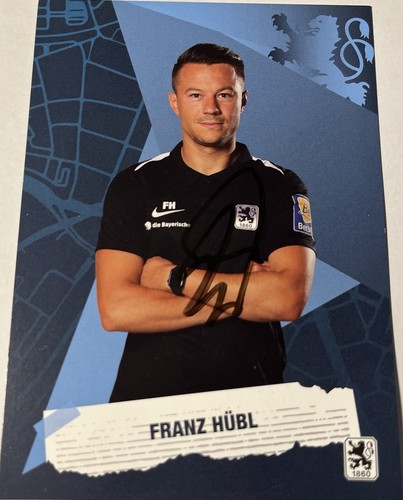 Franz hübl autogrammkarte tsv - hübl,
