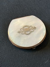 Geldbeutel Geldbörse Perlmutt 800 Silber Napoleon III Frankreich 1870