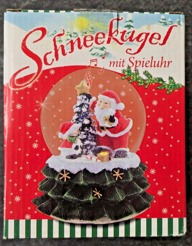 Weihnachtsmann schneekugel - weihnachtsmann,