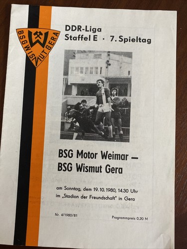 Programmheft wismut gera bsg - programmheft,