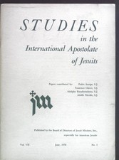 Letter to the Whole Society on Inculturation. - in: Studies in the International