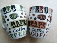 Espresso-Tasse ★JES Collection Coffee★2 Stück, Kaffeetasse  Porzellan TOP 