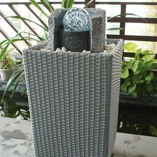 Zimmerbrunnen Granit mit LED