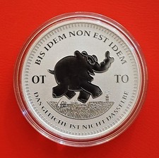 2023 Tuvalu 1 Dollar Ottifanten Das Gleiche ist nicht Dasselbe 1 oz Silber Münze
