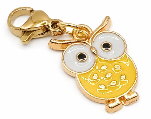 Eule charm clip - eule, anhänger