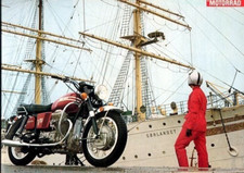 Moto Guzzi V7 850 GT , Foto aus Motorrad 1972