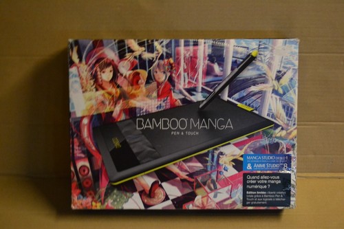 Bamboo manga pen - bamboo, tablet