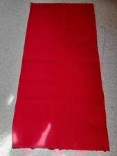 Möbelstoff/Bezugsstoff rot mit kleinen grünen Punkten - ca. 120 x 58 cm