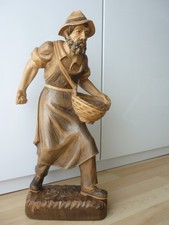 Holzfigur-Bauer als