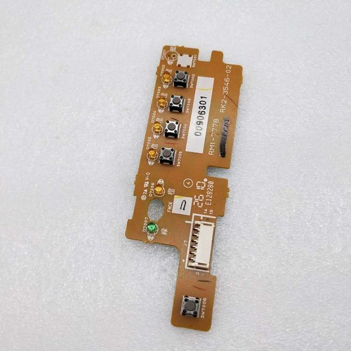 Control panel indicator button