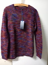 Damenpullover Kero rot-bunt