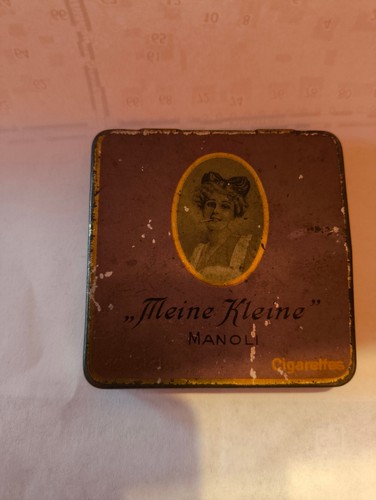 Antike zigaretten blechdose - zigaretten,