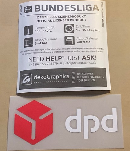 Bundesliga dpd sponsor patch - bundesliga,