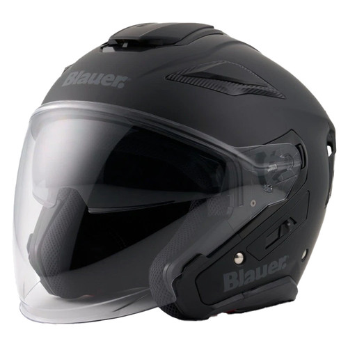 Blauer motorradhelm jet 01 - blauer,