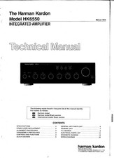 Service Manual-Anleitung für Harman Kardon HK 6550 