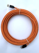 15m CAT6a Ethernet LAN Patchkabel Gigabit Netzwerkkabel Kabel orange neu
