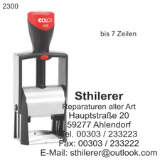 Firmenstempel mit Logo