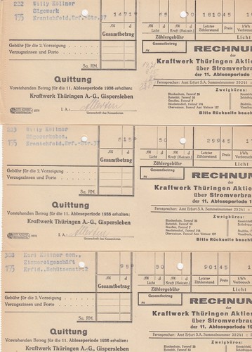 Gispersleben x rechnung - gispersleben,,
