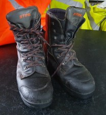 Stihl Motorsägen Lederstiefel Stahlkappe Größe 49