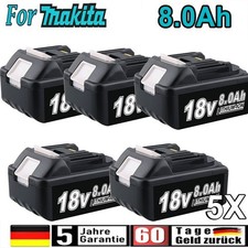 5X Original 18V 8.0Ah Akku