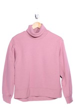 Zara Damen Rollkragen Pullover Rosa Gr. 36; S Casual Baumwolle