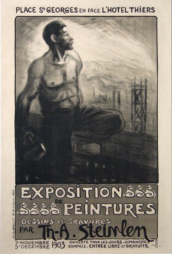 Altes poster steinlen - poster, 1903