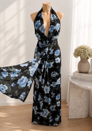Zara maxikleid - 🩵,