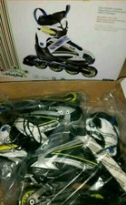 la-Hobba Inliner 33 - 36; verstellbar 33 34 35 36 ToP blau/gelb