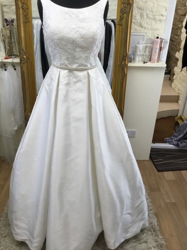 Brautkleid satin ivory - brautkleid,