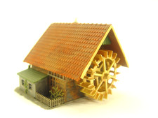 kleine Wassermühle  - Faller  HO Fertigmodell  - #346   #E   gebr.