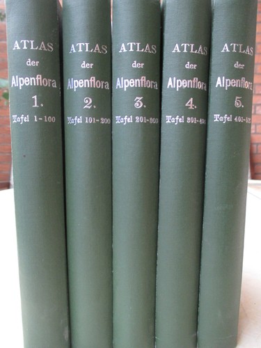 Atlas der alpenflora - der, band