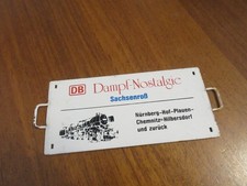 Eisenbahn Zuglaufschild DB