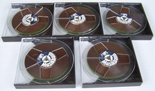 5 x BASF Tonband - 1x industriell bespielt unbenutzt Langspielband LP 35 / LP35