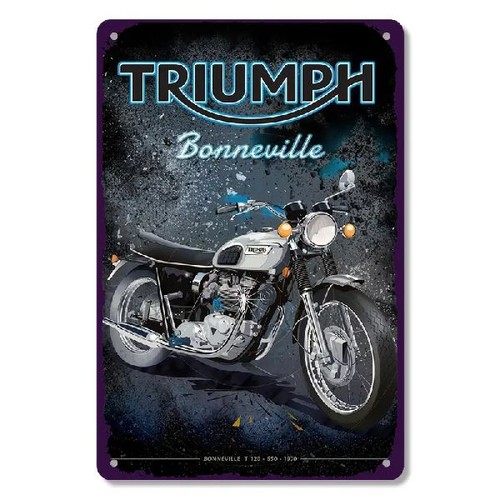 Blechschild triumph bonneville - triumph,
