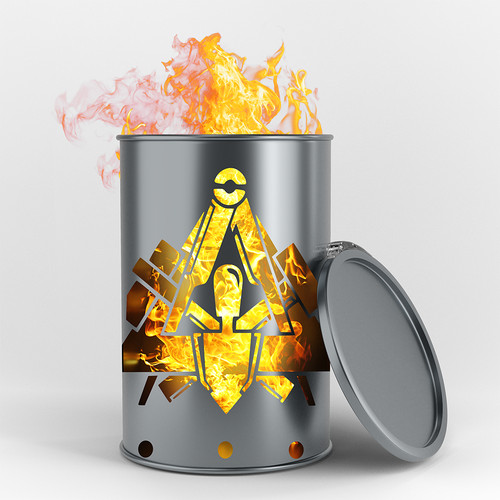 Feuertonne maurer handwerk - |,