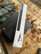 CULLMANN 51381 Primax 380 Dreibein Stativ, Schwarz, Höhe offen bis 1590 mm