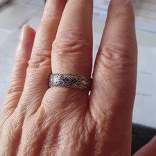 Bandring gr. 21 geschwärzt