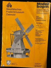 Modellbaubogen Westfälisches Freilichtmuseum Detmold, Kappwindmühle