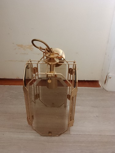 Pendelleuchte honsel glas gold - pendelleuchte,