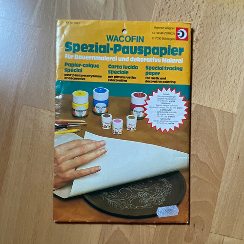 Wacofin spezial pauspapier - wacofin, spezial-pauspapier