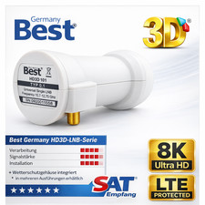 Single LNB 0,1dB BEST Germany