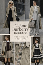 Vintage Burberrys Mantel 60er
